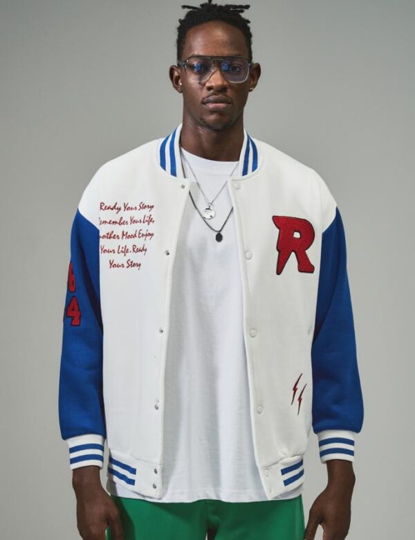 Refined Multi Colored College Jacket