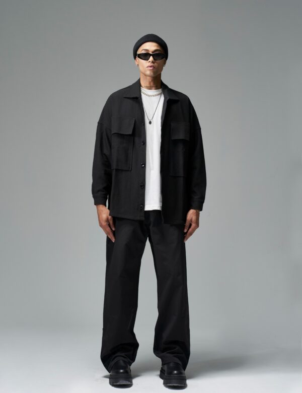 Refined Schwarz Hose