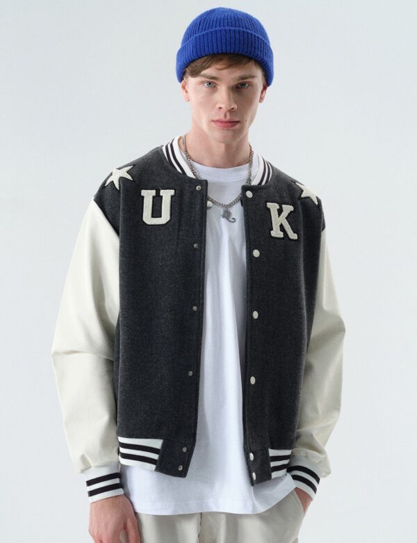 Refined Star College Jacket