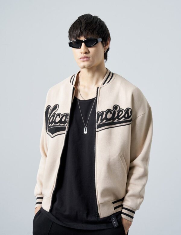 Refined Zip College Jacket