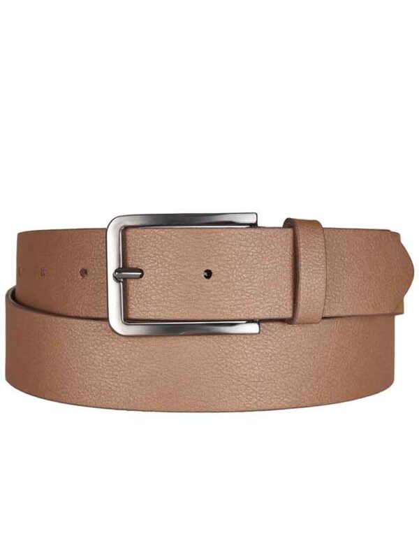 Refined Vegan Dunkelbraun Gürtel, aus Genarbtem Apfelleder